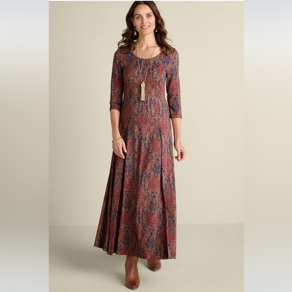 🆕Soft Surroundings Alcott Multicolor Floral Maxi Dress NWT - Picture 3 of 7